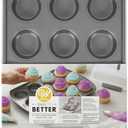 Wilton Cupcake Pan, 12 Cup Non-Stick Carbon Steel Cupcake Mold, cupcakke Pan for Baking and Decorating, Dishwasher Safe, Grey, 2.80 x 10.80 x 15.40 Inches, Gray