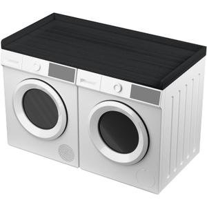 Uniflasy Washer and Dryer Countertop Black 54" x 27.5" Laundry Topper for Washer and Dryer with Edge, Washer Dryer Topper & Cover Guard Organization Compatible with GE, LG, Samsung