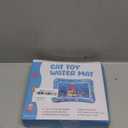 Cat Water Mat - Upgraded 1.5mm Thickened Cat Cooling Water Bed, Interactive Cat Toys Sensory Play Mat with Glowing Swimming Fish, Anti-Scratch Leak-Proof for Indoor/Outdoor Cats, Kittens & Small Dogs