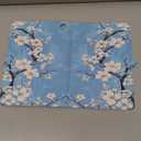 Universal 10 10.1 Inch Android Tablet Case, Dluggs 360 Degree Rotating Multi-Angle Viewing Stand Universal Case Cover for 10 10.1 and All 9.5-10.5 Inch Tablet, Plum Blossom