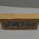 BLUE PANDA Shot Glasses Cactus Design - 5-Pack, 2 Oz, Multicolor - Tequila Shot Glasses for Whiskey