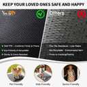 Yimobra Front Door Mat Outside Entrance 29.5x17, Waterproof Heavy Duty Outdoor Mats for Front Door, Non Slip Rubber Entry Mat for Garage Patio Indoor, Grey