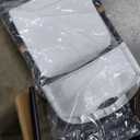 Amazon Basics Sturdy Foldable Plastic Chair, Portable, 350-Pound Capacity, White, 6-Pack