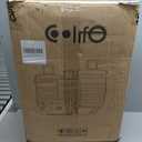 Coolife Suitcase Set 3 Piece Luggage Set Carry On Hardside Luggage with TSA Lock Spinner Wheels (Navy, 3 piece set)