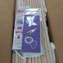 PLULON 4 Pack Teepee Tent for Kids Girls Slumber Party Tents Bulk Kids Sleepover with Inflatable Airbed and Decorations Play White Teepee Indoor Christmas Birthday Gift