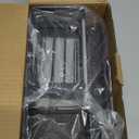 Cisily Large Capacity Kitchen Sink Caddy Organizer, Rustproof Non-Slip Sponge Holder With Dish Brush Holder Organizer, Kitchen Organization and Storage, Essentials Accessories for Countertop (Black)