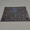 Seattle Kraken Metal Garage Sign 16x12
