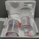 Darkaway Outdoor Porch Lights Wall Mount, Outdoor Light Fixtures Sconces Wall Lighting with Seeded Glass Waterproof Exterior Lights for Patio Yard House Hallway Doorway Garage(2 Pack, White)