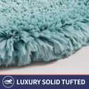 Microfiber Elongated Toilet Seat Cover 19.5"x 15" Machine Washable Solid Toilet Lid Cover Adjustable Rubber Backing Fits Only 18-19.5" L x 14-16" W Elongated Toilet Seat