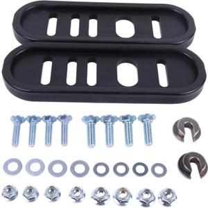 Universal Snow Blower Skid Shoe Kit with Mounting Hardware 490-241-0010 731-06472 Compatible with Most 2-Stage and 3-Stage MTD Ariens Troy-Bilt Yard Machines Snow Throwers