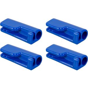 Taylor Made Quick Knot Boat Fender Hangers for 1/4" Line, Heavy-Duty Blue Molded Nylon, 2-1/8" x 1-1/8" x 3/4", 4-Pack - 1098