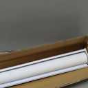 Cordless Blackout Roller Shades, White, 24" W x 72" H | Free-Stop with Valance, UV Protection, Thermal Insulated, For Windows & Doors