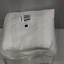 UZLU 4 Pack Plant Jacket Covers Freeze Protection,40"x40" Winter Zipper Drawstring Plant Frost Covers 2.2oz/yd², Thicken Frost Cloth Blankets for Outdoor Plants Cold Weather Frost Protection, White