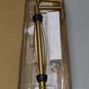 Paper Towel Holder Under Cabinet, Single Hand Operable Roll Holder with Damping Effect,Self-Adhesive or Drilled SUS304 Stainless Steel for Kitchen Bathroom,Gold