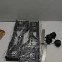 Hovadova Adjustable Computer Tower Stand, Mobile PC Stand for Floor with 4 Locking Caster Wheels Fits Most PC, Under Desk CPU Holder for Office, Gamers and Students (Black)