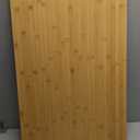 Allsum 36x24" Bamboo Cutting Board for Kitchen, Extra Large Wood Stove Top Cover, Noodle Board over Sink, Charcuterie Cheese Serving Tray with Side Handles and Juice Grooves