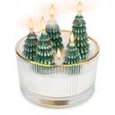 Christmas Tree Candles - Premium Festive Candles for Christmas Decor, Perfect for Home Decorations, Holiday Gatherings, Family Reunions, Festival Parties and Seasonal Celebrations