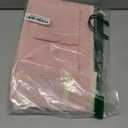 Bedside Caddy Bedside Storage Organizer Hanging Bunk Bed Dorm Room with Side Pockets for Water Bottles, Books, Cell Phones, Headphones (Pink)