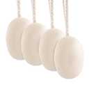 Natural Men Bar Soap, 4pcs Soap On a Rope Set for Face Body Hair Bath Soap about 7 Ounce each.foreverLily