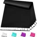 Metronic Poly Mailers 14.5x19 200Pcs Black, Large Shipping Bags for Clothing, Strong Adhensive Mailing Bags Shipping Envelopes Bags for Small Business