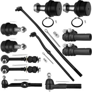 SCITOO 12pcs Front Ball Joints Tie Rod Adjusting Sleeve Sway Bar Link Suspension Kit fit 1995-1997 for Dodge Ram 1500 2500 ES2012S