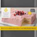 Wilton Easy Layers Sheet Cake Pan, Rectangle Sheet Pan, 2-Piece Baking Sheets Set, Steel