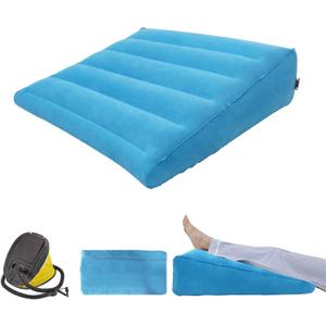 Wedge Pillow for Sleeping, Triangle Pillow Portable Travel Wedge Pillows for Improving Circulataion and Reducing Swelling,Suitable for Sleeping,Pregnant,Surgery and Injury Recovery (Triangle_26"x 27"x 8")