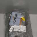 DIMJ Closet Organizers and Storage - Fabric Bins with Drawers for Closet Foldable Clothes Organizers with Clear Window, Stackable Storage Drawers Units for Bedroom, Living Room, 4-Pack, Grey