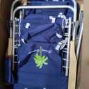 Tommy Bahama Hi-Boy 17" Seat Height 4-Position Lace-Up Suspension Folding Beach Backpack Chair