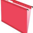 Pendaflex SureHook Reinforced Hanging Folders, Letter Size, Red, 20 per Box (6152 1/5 RED)
