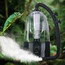 Coospider 3.8L Reptile Fogger Mister, Quiet Reptile Humidifier for Reptiles Tank, Terrarium Humidifiers with Extended Tube, Automatic Reptile Misting System for Reptiles Amphibians Herps Vivarium