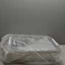 OLIXIS Stainless Steel Cat Litter Box with Lid, Large Cat Litter Box for Big Cats, High Wall Sides, Anti-Urine Leakage, Easy Cleaning, Scoop and Mat Included, Black