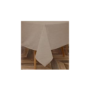 Majestic Giftware PVC Faux Leather Rectangle Tablecloths, (TCE36-54144) Tan Waterproof & Spill Proof Dining Table Cover, Decorative Washable Tablecloth for Home, Kitchen, Party (54X144)