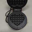 DASH Mini Maker for Individual Waffles, Hash Browns, Keto Chaffles with Easy to Clean, Non-Stick Surfaces, 4 Inch, Red Love Heart