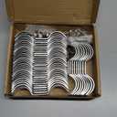 20 Sets 1-3/8" Chain Link Fence Saddle Clamps for Lightweight Chain Link Fencing and Dog Kennel Panels