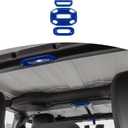 RT-TCZ for Jeep JL Blue Dome Light Cover Trim for Jeep Wrangler JL Gladiator JT 2018-2023 Blue Interior Accessories 3pcs