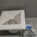 RLOZUI Bathroom Exhaust Fan 110 CFM 1.0 Sones Quiet Operation, Ceiling Mount Ventilation Fan Large Air-flow Capacity, Energy-Saving Ceiling Exhaust Fan, 4" Duct for Shower Bathroom Office Home