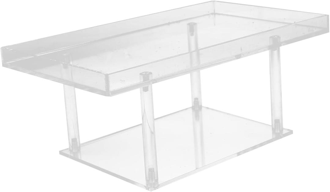 Detachable Acrylic Display Stand for Desserts Perfume and Jewelry Organization Space Saving Holder for Wedding Party and Home Decor Elegant Design for Timeless Display
