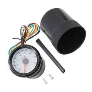 Alipis Car Speedometer Tachometer Vehicles Easy Installation with Blue Backlight High Precision Sensor for Engine Monitoring