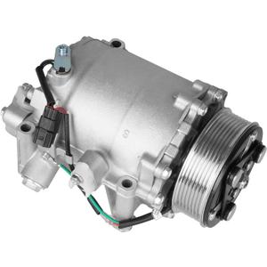 New AC Air Condition Compressor with Clutch for Honda CR-V 2.4L 2007-2014, Acura RDX 2.3L 2007-2012, Honda Civic 2.4L 2012-2015
