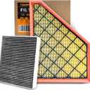 13356916 23321606 Cabin and Engine Air Filter W/Activated Fits for Traverse 2018-2025, Blazer 2019-2025, Acadia 2017-2025, Enclave 2018-2025, XT5 2017-2025, XT6 2020-2025 (CF11966 CA12166)