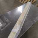 UNISHADES Blinds for Indoor Windows 1" Vinyl L-Shaped Slats Cordless Mini Blinds for Home, 58" W × 64" H - Beige