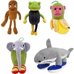 5 Pcs Italian Brainrot Plush, Italian Brainrot Gift,Cute Stuffed Figure Doll for Kids and Adults Inspired Plush