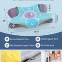 Cervical Neck Pillow for Pain Relief - Ergonomic Side Sleeper Pillow for Neck Support, Orthopedic Memory Foam Pillows for Sleeping, Contour Cervical Pillow Bed Pillow for Back Stomach Sleepers