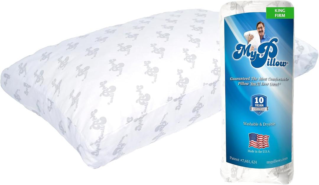 MyPillow Bedding Bed Pillows for Sleeping, Gusseted for Back, King Size, Stomach or Side Sleepers - My Pillow Premium Pillow 1 PCS 