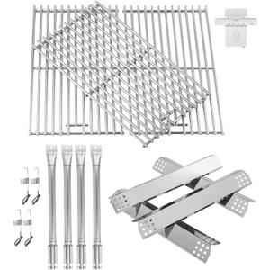 Replacement Parts for Kitchen Aid 720-0733D 720-0954 720-0954R 720-0733 720-0733A 720-0954A 720-0954AC, Cooking Grates, Burner and Heat Plates for KitchenAid Grill Replacement Parts