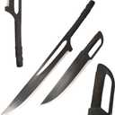 Metal Anime Sword Two Piece Set Kurosaki Ichigo's Zangetsu Dual Swords for Cosplay, Collection