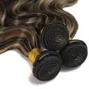 Highlight Honey Blonde Bundles Human Hair 28 30 32 Inch P1B27 Body Wave 3 Bundles 150G Human Hair Brazilian Virgin Remy Hair Extensions Quick Weave For Women