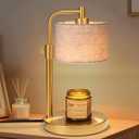 NITOWOLF Candle Warmer Lamp, Candle Lamp Warmer with Timer Adjustable Height Wax Warmer Lamp for Jar Candles, Birthday Gifts for Women Mothers Day Gifts (Gold Linen)