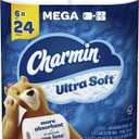 Charmin Ultra Soft Toilet Paper, 6 Mega Rolls = 24 Regular Rolls